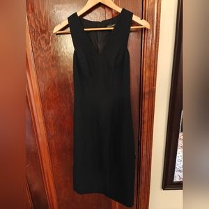 Banana Republic black sheath dress